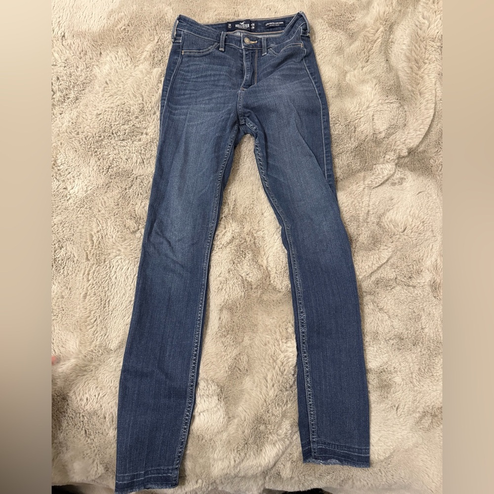Hollister Blue Skinny Jeans Sleek Fit